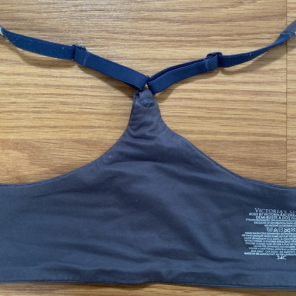 ❤️ Victoria’s Secret Body By Victoria Racerback Demi Bra 34C - Picture 7 of 7